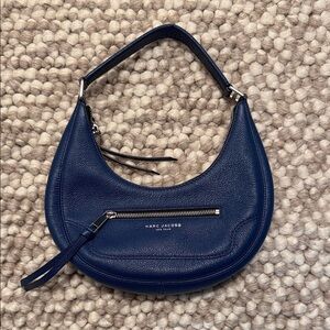 Marc Jacobs Navy Bag with Silver Accents